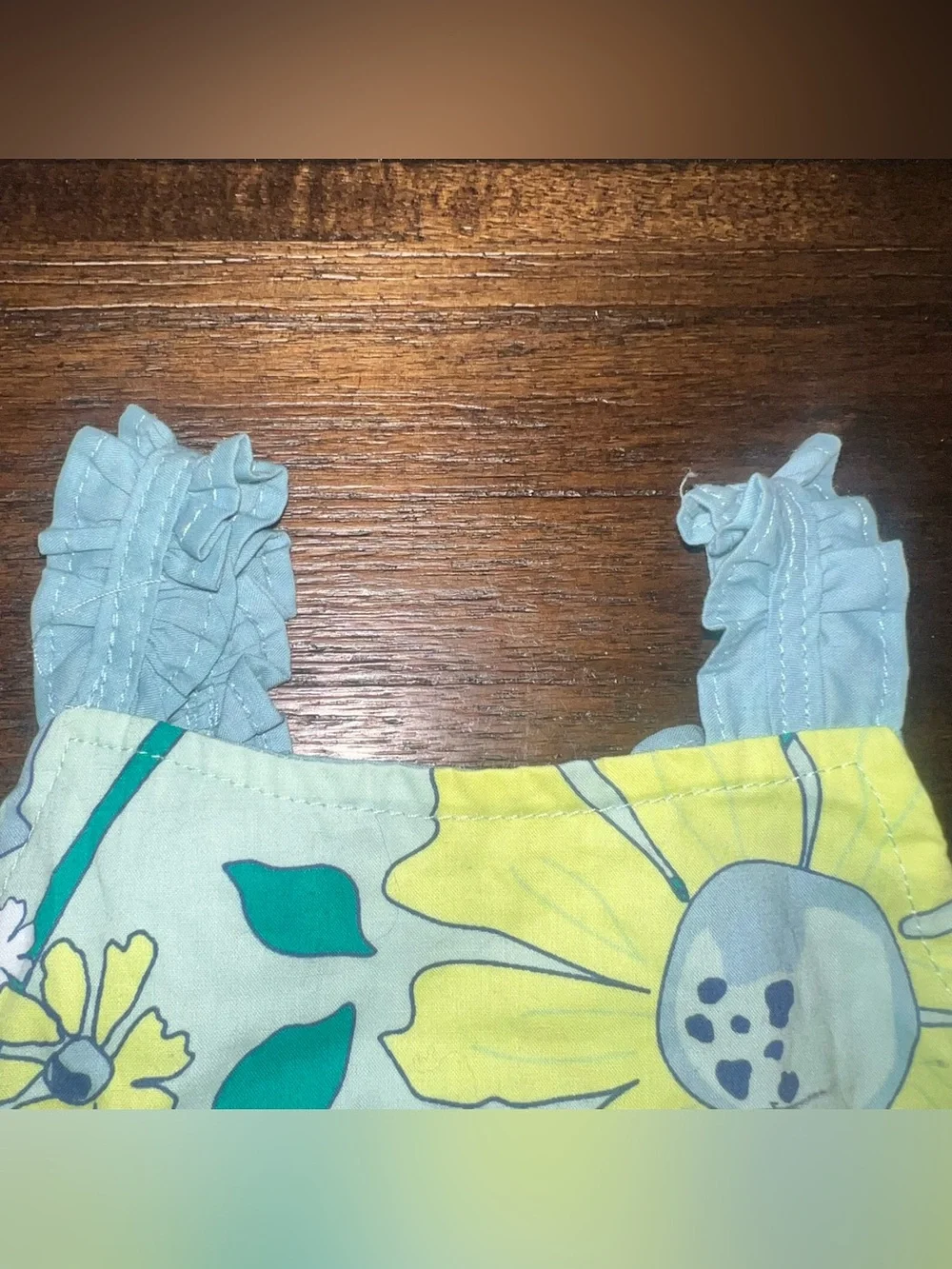 Carter's Floral Sundress Bodysuit - Blue, Yellow & Green